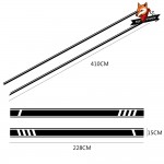 Customized Car Side Stripe Skirt Decal Graphics Sticker for Land Rover Discovery 3 4 2 Freelander 2 1 Range Rover Evoque Velar